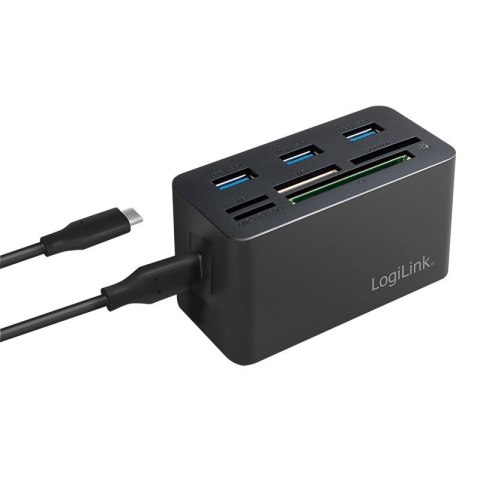 Stacja dokująca USB3.2 8-portów, mini Czarna LogiLink Stacja dokująca USB3.2 8-portów, mini Czarna LogiLink