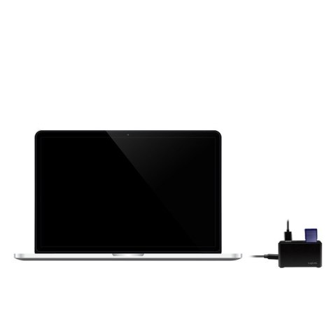 Stacja dokująca USB3.2 8-portów, mini Czarna LogiLink Stacja dokująca USB3.2 8-portów, mini Czarna LogiLink