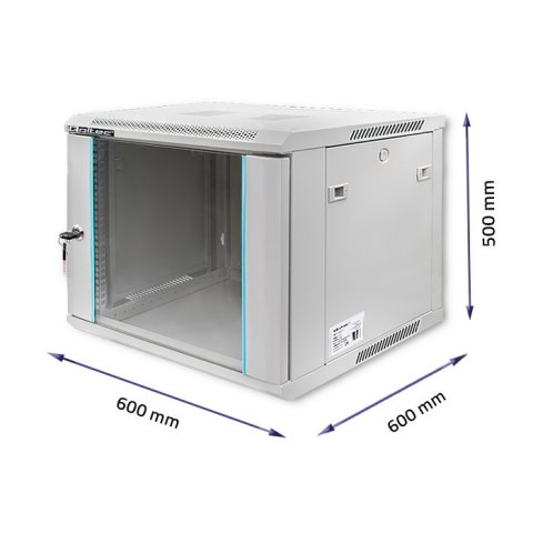 Szafa RACK 19 cali | 9U | 600 x 600 x 500 Qoltec Szafa RACK 19 cali | 9U | 600 x 600 x 500 Qoltec