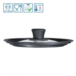Uniewersalna pokrywka na garnek 24-28 cm duża Xavax