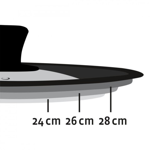 Uniewersalna pokrywka na garnek 24-28 cm duża Xavax