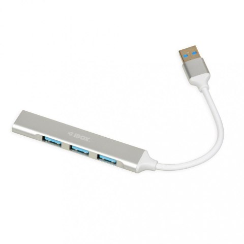 HUB 4-PORTOWY USB3.0 + USB 2.0, SLIM IBOX