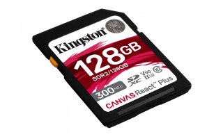 Karta pamięci SD 128GB Canvas React Plus 300/260 UHS-II U3 Kingston