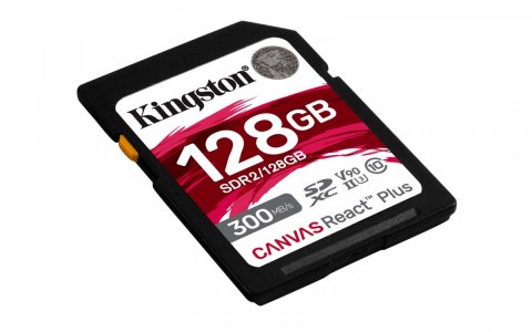 Karta pamięci SD 128GB Canvas React Plus 300/260 UHS-II U3 Kingston