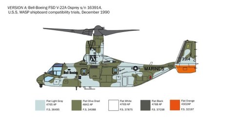 Model plastikowy V-22A Osprey 1/72 Italeri Model plastikowy V-22A Osprey 1/72 Italeri
