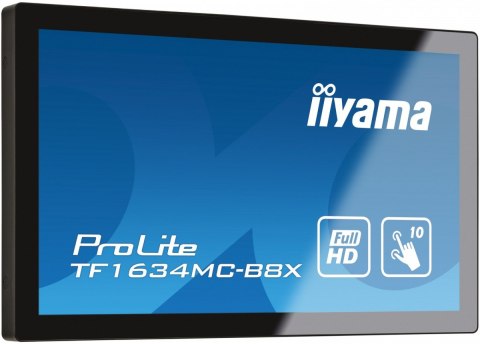 Monitor 15.6 cala TF1634MC-B8X IPS,poj.10pkt.450cd,IP65,7H,HDMI,DP IIYAMA