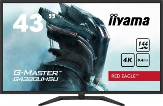 Monitor 43 cale G4380UHSU-B1 4K, VA, 2xHDMI, DP, 0,4ms, 550cd/m2, USB3.0 IIYAMA