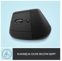Mysz Lift Grafit dla leworęcznych 910-006474 Logitech