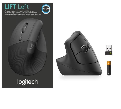 Mysz Lift Grafit dla leworęcznych 910-006474 Logitech Mysz Lift Grafit dla leworęcznych 910-006474 Logitech