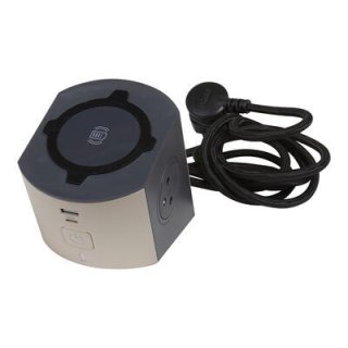 Przedłużacz 2x2P+Z Indukcja+USB A/C Legrand