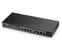 Przełącznik zarządzalny GS1915-8 8port GbE Smart mode Switch NebulaFlex Cloud Zyxel