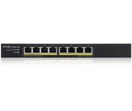Przełącznik zarządzalny GS1915-8EP PoE Smart 60W 802.3at desktop hybrid mode Switch Zyxel