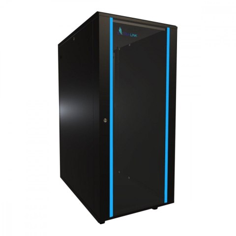 Szafa rack 27U 600x1000mm czarna stojąca Extralink