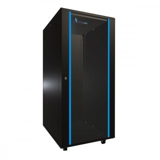 Szafa rack 27U 600x800mm czarna stojąca Extralink