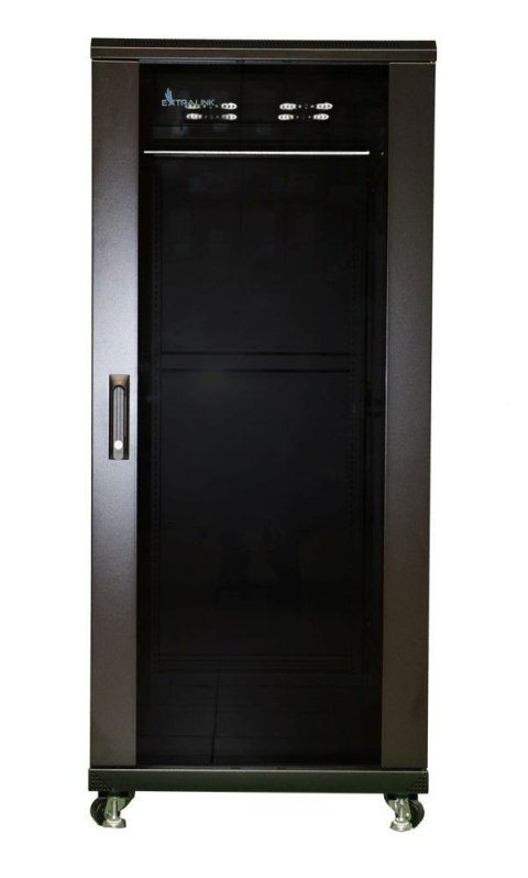Szafa rack 27U 600x800mm czarna stojąca Extralink