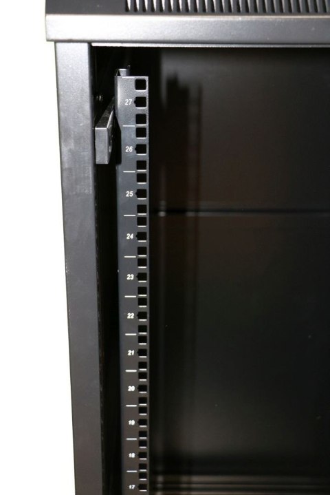 Szafa rack 27U 600x800mm czarna stojąca Extralink