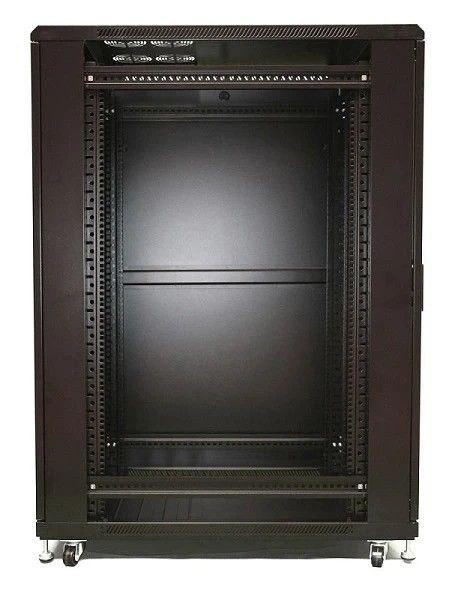 Szafa rack 27U 600x800mm czarna stojąca Extralink