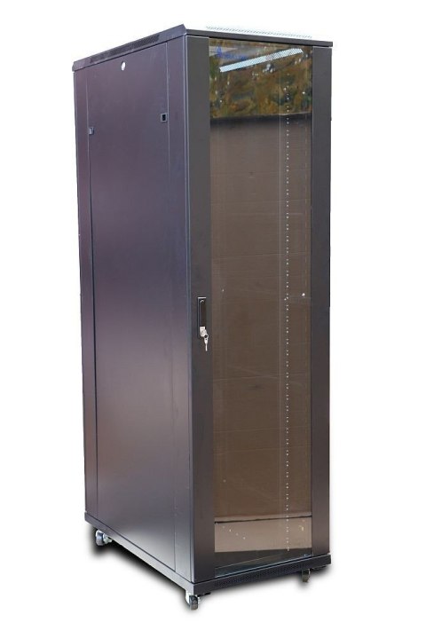 Szafa rack 42U 600x800mm czarna stojąca Extralink