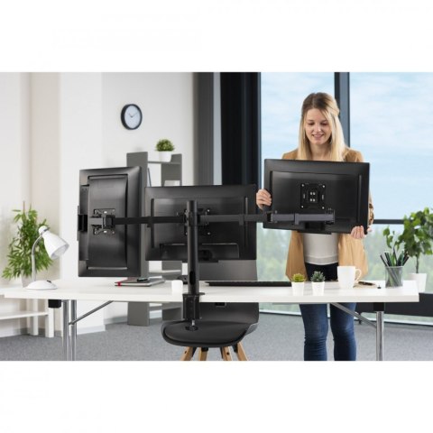 Uchwyt do monitora plus 3 ramiona 13-27 cali Hama