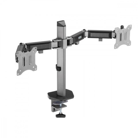 Uchwyt przegubowy na dwa monitory deluxe Ergo Office ER-449 Maclean