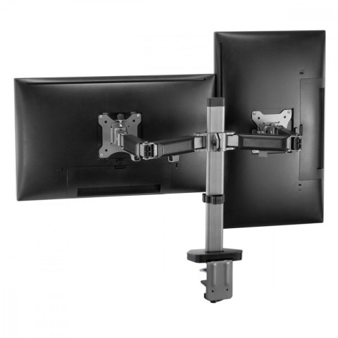 Uchwyt przegubowy na dwa monitory deluxe Ergo Office ER-449 Maclean