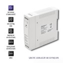 Zasilacz na szynę DIN | 10W | 12V | 0.83A | Biały | Slim Qoltec