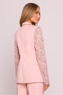Marynarka Model MOE865 Powder Pink - Moe