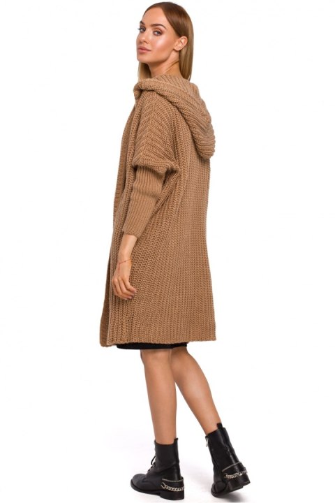 Sweter Kardigan Model MOE475 Camel - Moe Sweter Kardigan Model MOE475 Camel - Moe