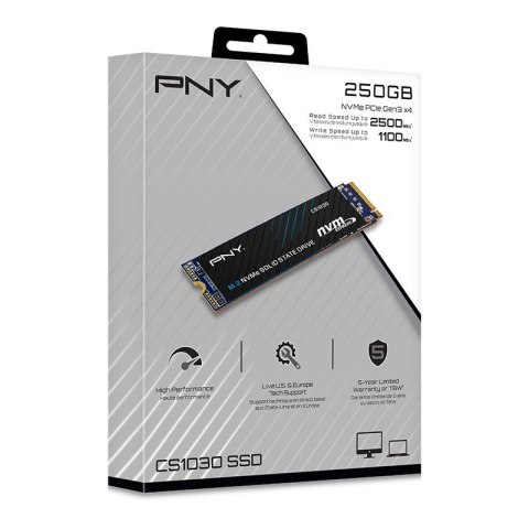Dysk SSD 250GB M.2 2280 CS1030 M280CS1030-250-RB PNY