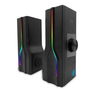 Głośniki soundbar z Bluetooth ARAGOR 2.0 MT3175 Gamingowe/2.0 lub soundbar/Line-in/Bluetooth 5.0/RGB/Jack 3,5/USB/RMS 8W/PMPO 32 Media-Tech