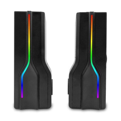 Głośniki soundbar z Bluetooth ARAGOR 2.0 MT3175 Gamingowe/2.0 lub soundbar/Line-in/Bluetooth 5.0/RGB/Jack 3,5/USB/RMS 8W/PMPO 32 Media-Tech