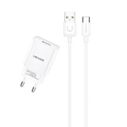 Ładowarka sieciowa USB kabel USB-C 2,1A T21 USAMS
