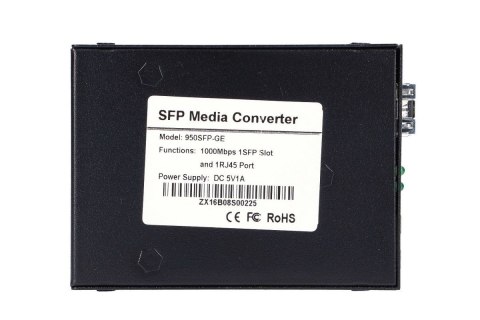 Media konwerter Sedir 1xSFP 1xRJ45 Extralink
