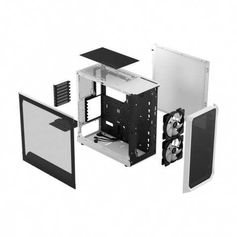 Obudowa Focus 2 RGB Biała TG Clear Tint Fractal Design