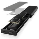 Obudowa dysku SSD IB-1807MT-C31 M.2 NVMe, USB 3.2(Gen2) Type-C, Aluminium IcyBox