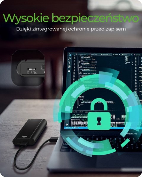 Obudowa dysku SSD IB-1807MT-C31 M.2 NVMe, USB 3.2(Gen2) Type-C, Aluminium IcyBox Obudowa dysku SSD IB-1807MT-C31 M.2 NVMe, USB 3.2(Gen2) Type-C, Aluminium IcyBox