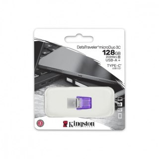 Pendrive USB Data Traveler MicroDuo 3C G3 128GB USB-A/USB-C Kingston