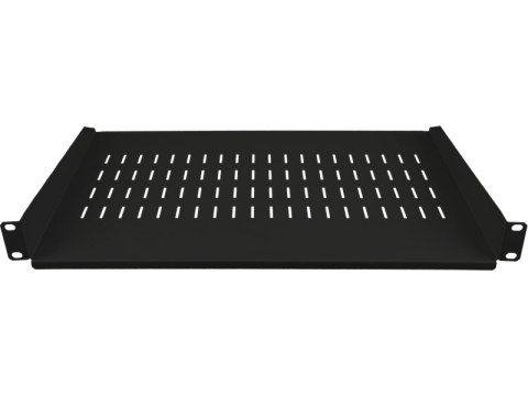 Półka stała 19 cali 1U głębokość 250mm Czarna ALANTEC
