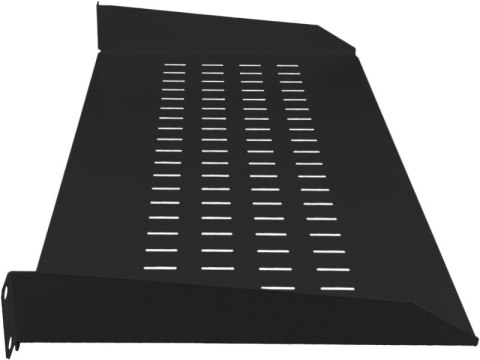 Półka stała 19 cali 1U głębokość 250mm Czarna ALANTEC