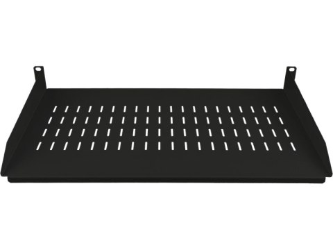 Półka stała 19 cali 1U głębokość 250mm Czarna ALANTEC
