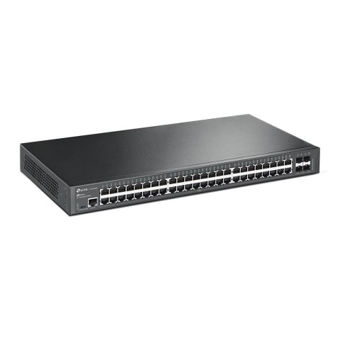 Przełącznik zarządzalny L2+ JetStream, 48 portów gigabitowych, 4 sloty SFP+ 10GE SG3452X TP-LINK Przełącznik zarządzalny L2+ JetStream, 48 portów gigabitowych, 4 sloty SFP+ 10GE SG3452X TP-LINK