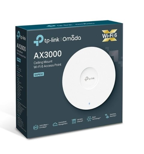 Punkt dostępowy EAP650 AX3000 TP-LINK Punkt dostępowy EAP650 AX3000 TP-LINK