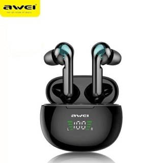 Słuchawki Bluetooth 5.0 TWS T15P Czarne AWEI