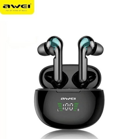 Słuchawki Bluetooth 5.0 TWS T15P Czarne AWEI