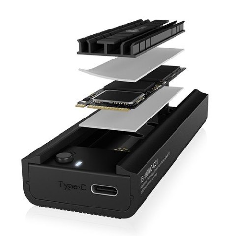 Stacja dokująca IB-180MC-C31 M.2 NVMe&SATA Docking, USB 3.2 (Gen2) Type-C, Aluminium IcyBox Stacja dokująca IB-180MC-C31 M.2 NVMe&SATA Docking, USB 3.2 (Gen2) Type-C, Aluminium IcyBox