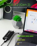 Stacja dokująca IB-180MC-C31 M.2 NVMe&SATA Docking, USB 3.2 (Gen2) Type-C, Aluminium IcyBox