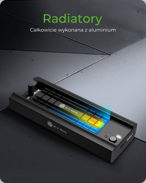 Stacja dokująca IB-180MC-C31 M.2 NVMe&SATA Docking, USB 3.2 (Gen2) Type-C, Aluminium IcyBox Stacja dokująca IB-180MC-C31 M.2 NVMe&SATA Docking, USB 3.2 (Gen2) Type-C, Aluminium IcyBox