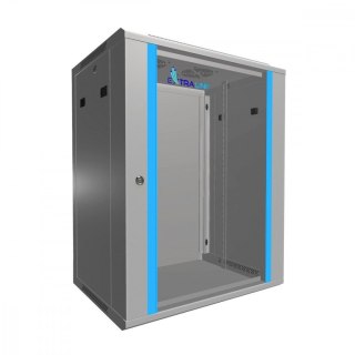 Szafa rack 15U 600x450mm szara wisząca Extralink
