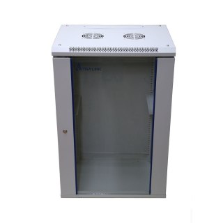 Szafa rack 15U 600x450mm szara wisząca Extralink
