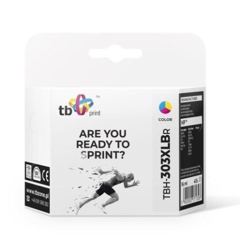 Tusz do HP Envy Photo 6200 TBH-303XLCR CMY refabrykowany TB Print Tusz do HP Envy Photo 6200 TBH-303XLCR CMY refabrykowany TB Print